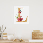 Buchstabe l poster (Küche)