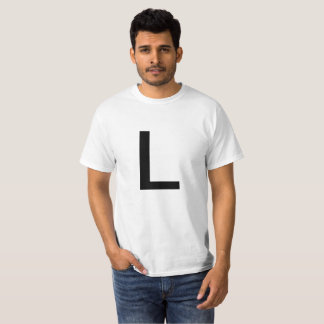 Buchstabe L T-Shirt