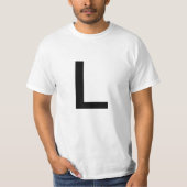 Buchstabe L T-Shirt (Vorderseite)