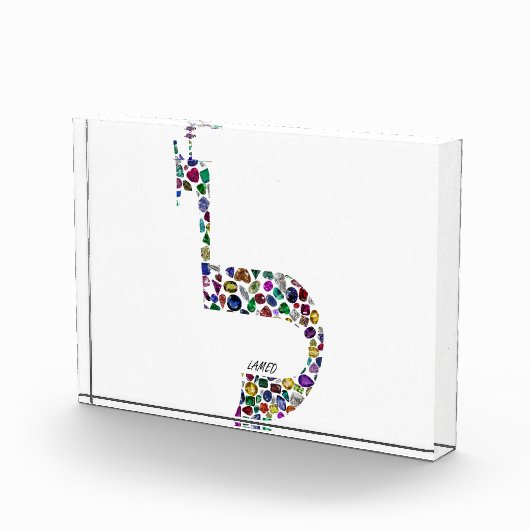 Buchstabe 'LAMED' Fotoblock (Rechts)