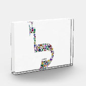 Buchstabe 'LAMED' Fotoblock (Links)