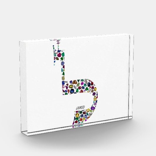 Buchstabe 'LAMED' Fotoblock (Links)