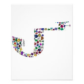 Buchstabe 'LAMED' Fotodruck (Vorne)