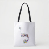 Buchstabe 'LAMED' Tasche (Vorderseite)