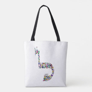 Buchstabe 'LAMED' Tasche