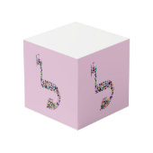 Buchstabe 'LAMED' Würfel (Rückseite Schrägansicht)