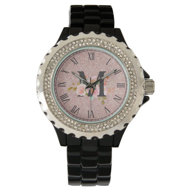 Buchstabe M Armbanduhr (Vorderseite)