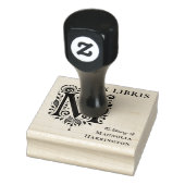 Buchstabe M Botanischer Ex Libris Buchzeichenstemp Gummistempel (Stempel)