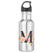 Buchstabe M Edelstahlflasche (Vorderseite)