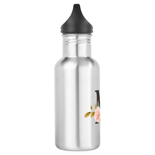 Buchstabe M Edelstahlflasche (Links)