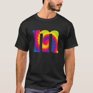 Buchstabe m Hauptstadt Alphabet lustig zwischen Gr T-Shirt