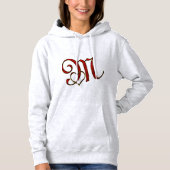 Buchstabe M Hoodie (Vorderseite)