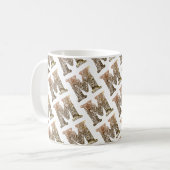 Buchstabe "M" Kaffeetasse (Vorderseite Links)