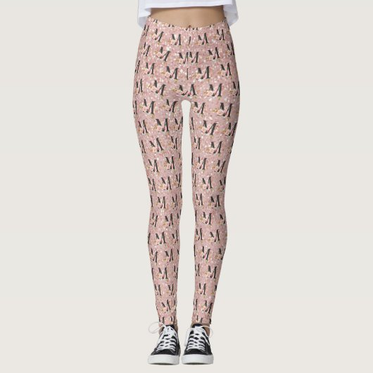 Buchstabe M Leggings (Vorderseite)