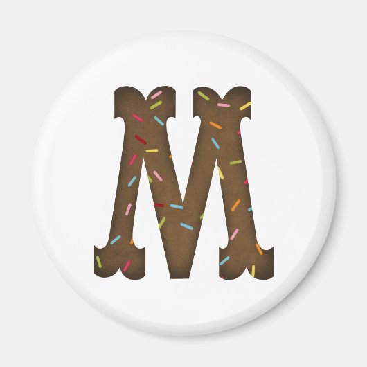 Buchstabe M Magnet (Vorne)