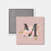 Buchstabe M Magnet (Vorderseite/Rückseite)