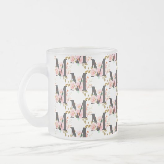 Buchstabe M Mattglastasse (Links)
