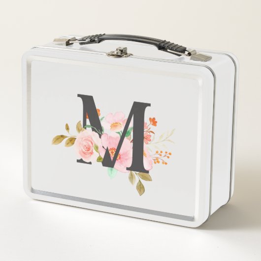 Buchstabe M Metall Brotdose (Vorderseite)