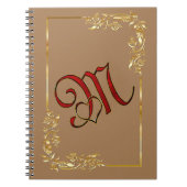 Buchstabe M Notizblock (Vorderseite)