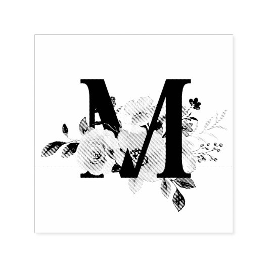 Buchstabe M Permastempel (Design)