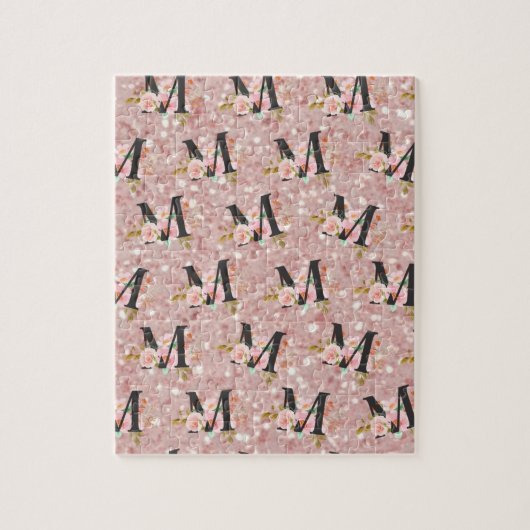 Buchstabe M Puzzle (Vertikal)