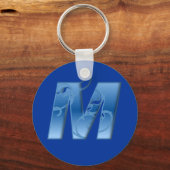 Buchstabe M Schlüsselanhänger (Vorderseite)