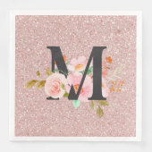 Buchstabe M Serviette (Vorderseite)