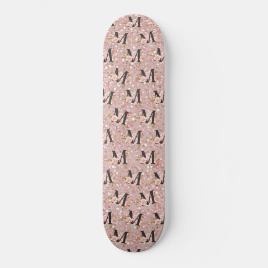Buchstabe M Skateboard (Vorderseite)