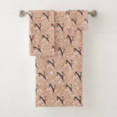 Buchstabe N Badhandtuch Set (Insitu)