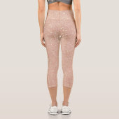 Buchstabe N Capri Leggings (Rückseite)