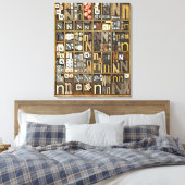 Buchstabe N Leinwanddruck (Insitu (Schlafzimmer))