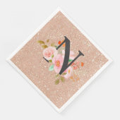 Buchstabe N Serviette (Ecke)