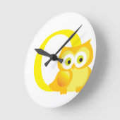 Buchstabe O Anfangslaufzeit Runde Wanduhr (Winkel)