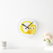 Buchstabe O Anfangslaufzeit Runde Wanduhr (Zuhause)