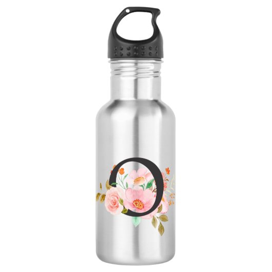 Buchstabe O Edelstahlflasche (Vorderseite)