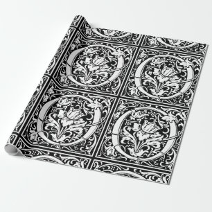 Buchstabe O Mittelalterliche Monogramm-Kunst Art N Geschenkpapier