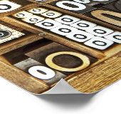 Buchstabe O Poster (Ecke)