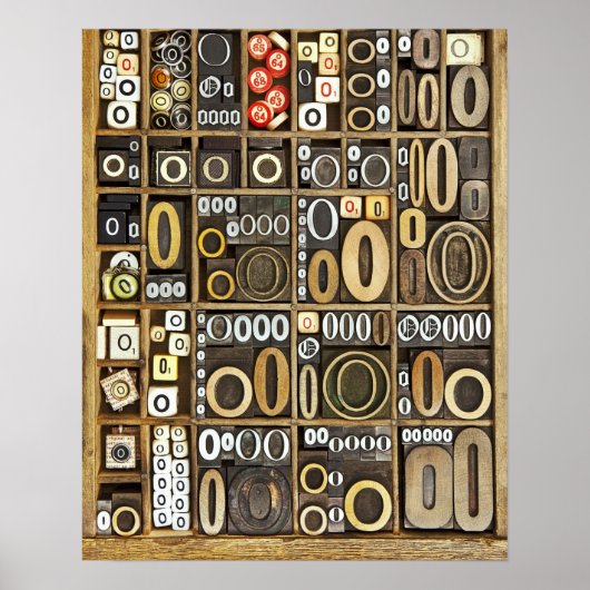 Buchstabe O Poster (Vorne)