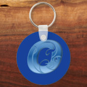 Buchstabe O Schlüsselanhänger (Vorderseite)