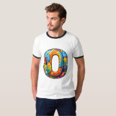 Buchstabe O T-Shirt (Vorne ganz)