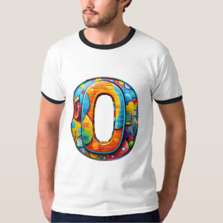 Buchstabe O T-Shirt