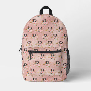Buchstabe P Bedruckter Rucksack