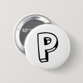 Buchstabe P Button (Vorne & Hinten)
