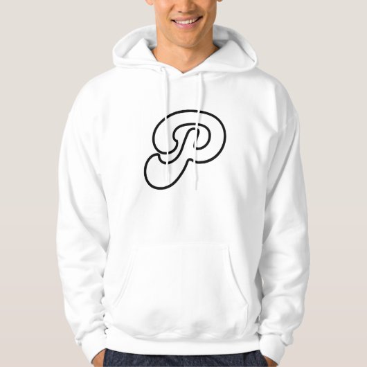 Buchstabe P: Design for Identity Style Personal Hoodie (Vorderseite)