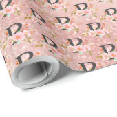 Buchstabe P Geschenkpapier (Rolleneckpunkt)
