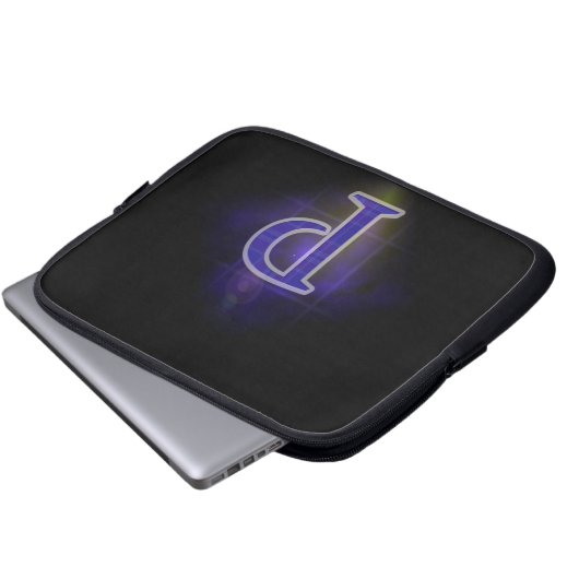 Buchstabe P Laptopschutzhülle (Vorne Knopf)