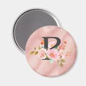 Buchstabe P Magnet (Vorderseite/Rückseite)