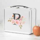 Buchstabe P Metall Brotdose (Beispiel)