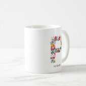 Buchstabe P | Monogramm-I-Tasse für den Blasenbrie Kaffeetasse (VorderseiteRechts)