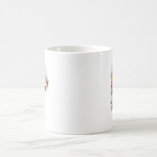 Buchstabe P | Monogramm-I-Tasse für den Blasenbrie Kaffeetasse (Mittel)